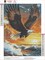 DIY Flying Eagle Diamond Painting Kits for Adults, Diamond Gem Art Painting for Beginners, Diamond Picture with Full Round Drill Dots Craft Set Gift, 12 * 16 Inch